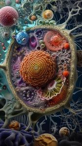 A Journey into the Microcosm: Vibrant Microscopic Life