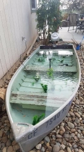 A Rustic Boat Planter: The Perfect Outdoor Garden Accent