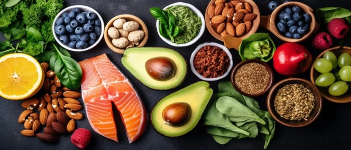 A Vibrant Assortment of Superfoods for a Balanced Diet