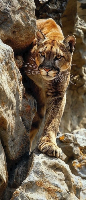 Adaptable Majesty: The Mountain Lion in its Natural Habitat