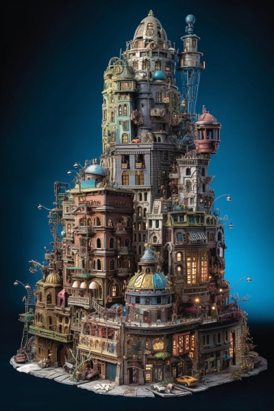 Architectural Wonders: Enchanting Blend of Fantasy and Reality