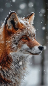 Arctic Whispers: A Close Encounter with a Winter Fox