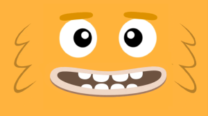 Big Block Sing Song: Cartoon Character's Joyful Expression