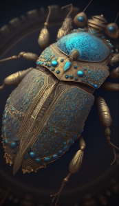 Blue Jewel Beetle: A Masterpiece of Nature's Artistry