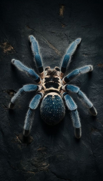 Blue Tarantula Spotlight: A Study in Unexpected Beauty