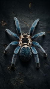 Blue Tarantula Spotlight: A Study in Unexpected Beauty