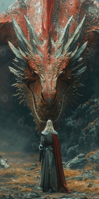 Braving the Beast: A Showdown Between Man and Dragon