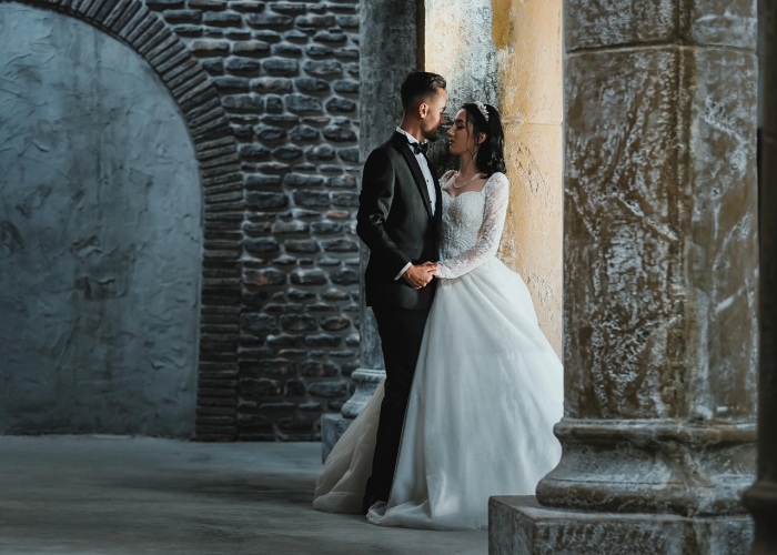 Bride in Love Amidst Beautiful Flowers: A Romantic Wedding Photoshoot