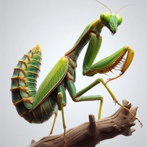 Camouflaged Praying Mantis: Master of Insect Predators