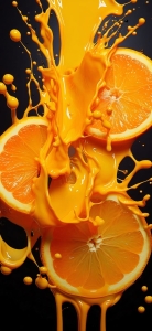 Citrus Burst: The Vibrancy of Fresh Oranges and Juice