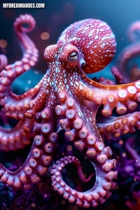 Dazzling Display: The Octopus in its Vibrant Marine Environment