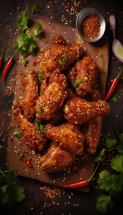 Deliciously Seasoned Chicken Wings: A Culinary Delight