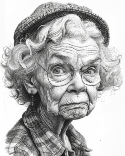Elderly Personality: A Detailed Illustration of Age, Wisdom, and Concern