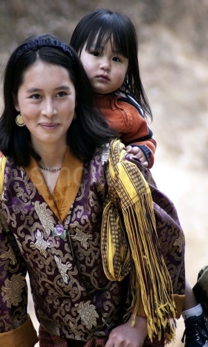 Embracing Tradition: Motherhood in Cultural Attire