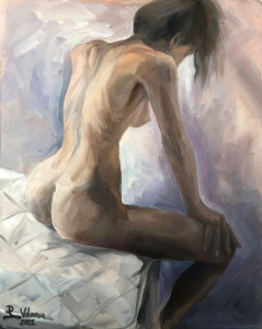 Expression of Serenity: A Nude Figure on a Bed in Art
