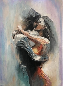 Expressive Artwork: The Embrace of Love