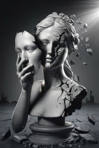 Fragmented Femininity: A Study in Duality and Transformation