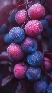 Freshly Picked Multicolored Berries: A Splash of Nature's Palette