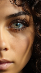 Intricacies of Human Features: A Close-Up Examination
