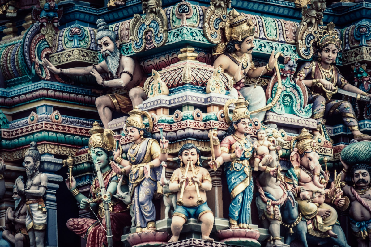 Intricate Artistry of Hindu Temple Ornaments in Singapore