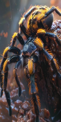 Intriguing Close-Up of a Tarantula: Unveiling the World of Spiders