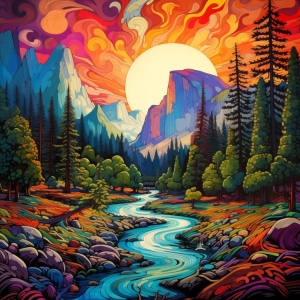 Jigsaw Planet's Vibrant Landscape: A Colorful Journey into Fantasy