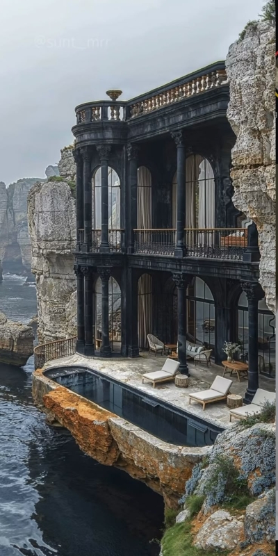 Modern Cliffside Architecture: A Majestic Bond Between Structure and Nature