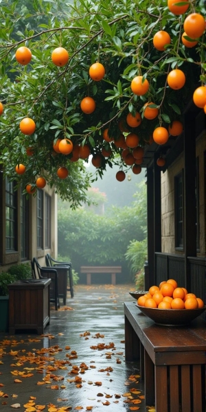 Mystical Orange Grove: A Sanctuary in Nature