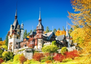 Peles Castle: An Architectural Gem Amidst Autumn Splendor