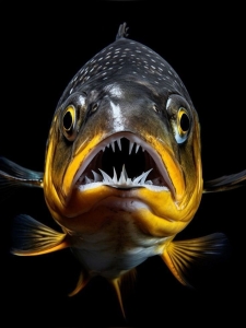 Predatory Fish: A Study in Unique Coloration and Pattern