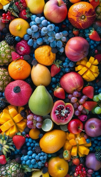 Rainbow of Health: A Colorful Array of Fruits
