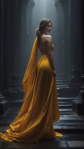 Regal Majesty in a Mystical Cathedral Setting