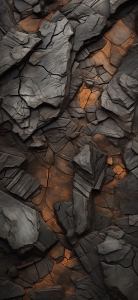 Rugged Beauty of Geological Wonders: The Artistry in Cracked Stone