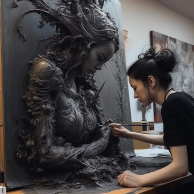 Sculpting Brilliance: An Artist's Journey of Creating a Masterpiece