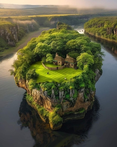 Serenity Enveloped in Nature: The Green Island Retreat