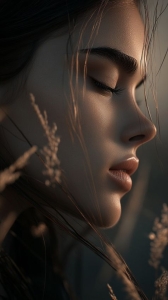 Serenity in Nature: A Close-Up Portrait