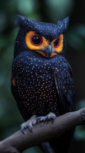 Starlit Owl: The Night's Majestic Guardian