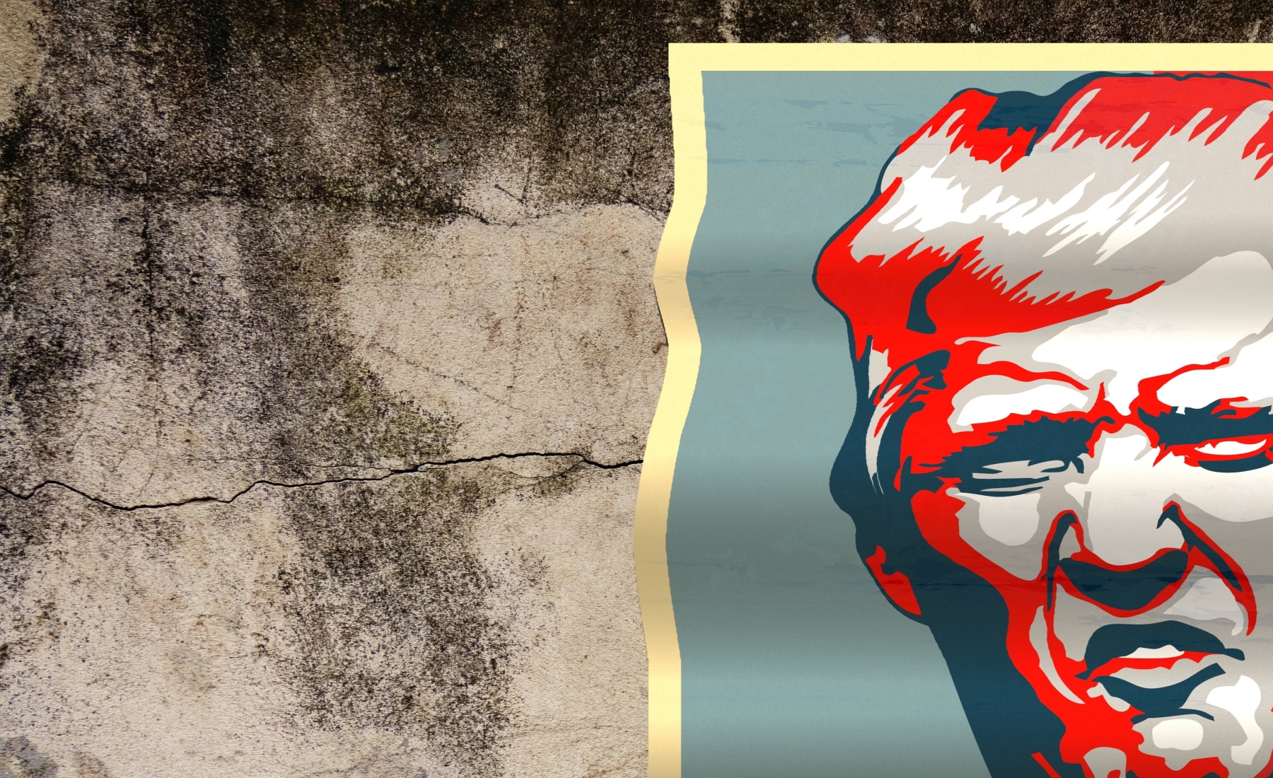 Stylized Donald Trump Poster: A Bold Statement in Political Art