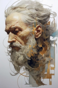 The Artistic Fusion of Realism and Abstract in Portrait Artistry
