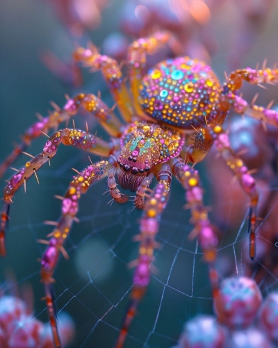 The Beauty of Arachnids: A Detailed Look at a Spider's Colors and Patterns