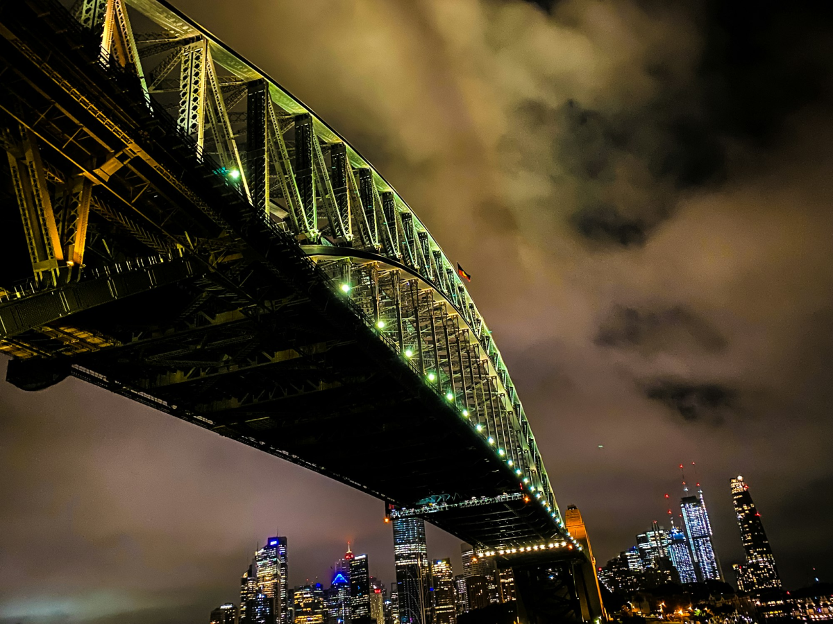 The Enchanting Nighttime Aesthetic of Sydney's Iconic Bridge
