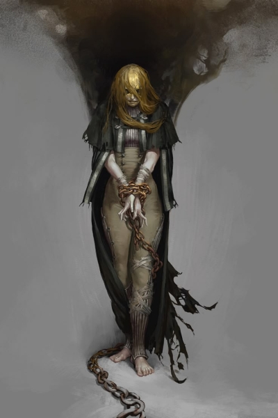 The Enigmatic Golden-Headed Prisoner: A Study in Shadow and Light