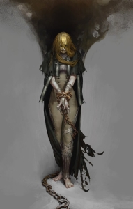 The Enigmatic Golden-Headed Prisoner: A Study in Shadow and Light