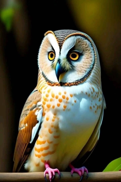 The Majestic Owl: A Study of Unique Facial Features and Plumage