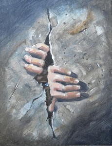 The Struggle for Freedom: A Powerful Artistic Representation of a Prisoner