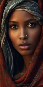 The Timeless Elegance of a Woman in a Headscarf