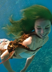 Underwater Adventure: A Girl's Connection with Marine Life
