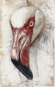 Unique Bird Portrait: An Artistic Exploration