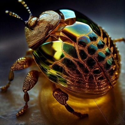 Unveiling the Intricate Beauty of Iridescent Beetles
