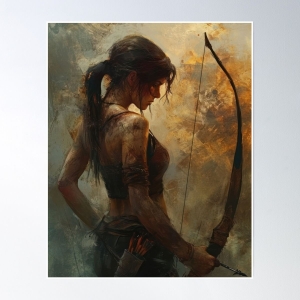 Warrior Maiden: A Portrait of Strength and Determination